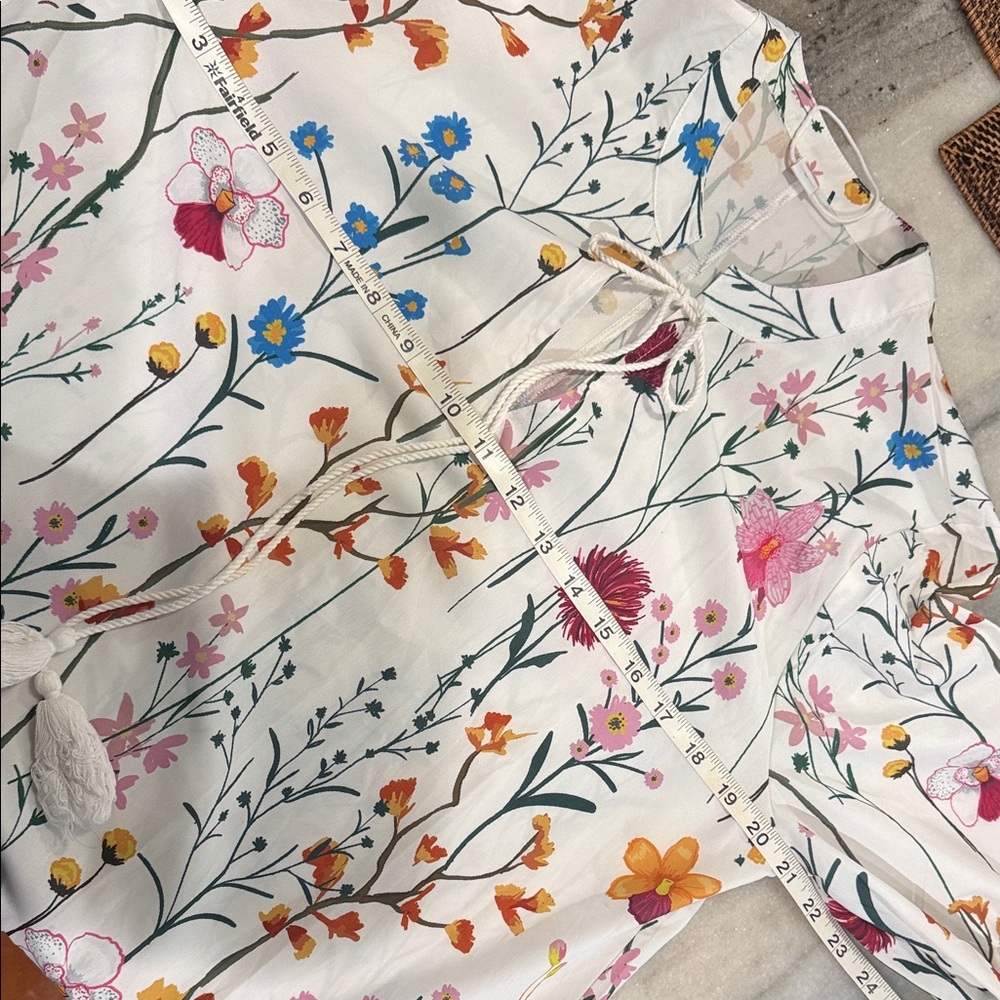 Floral White Maxi Dress - Picture 6 of 9
